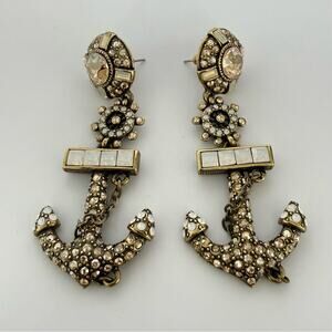 Heidi Daus anchor design some earrings Retail 160$